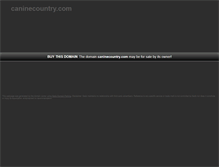 Tablet Screenshot of caninecountry.com