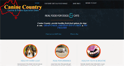 Desktop Screenshot of caninecountry.com.au